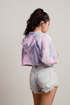 Sundae Sunday Tie Dye Hoodie - Lavender