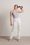 Junie Bustier Top - Light Blue