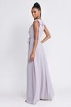 Treasure Me Plunging High Slit Maxi Dress - Lilac