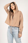 Ease Up Zip Up Hoodie - Mocha
