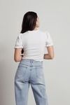 Cosmos Crop Top - Off White