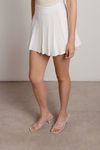 Moonball Tennis Skirt - Off White
