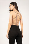Mariko Open Back Bodysuit - Purple