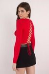 Anita Crop Top - Red