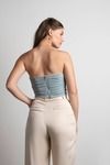 Good Girl Bad Girl Corset Top - Sage