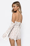 Angelica Off The Shoulder Romper - White
