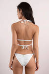 Beach Bunny Ava Skimpy Bikini Bottom - White