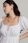 Cinderella Ruffle Romper - White