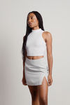Lunachi Crop Top - White