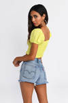 Sunshine Crop Top - Yellow