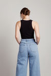 High Sides Ribbed Bodysuit - Black