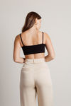 In A Mood Cutout Top - Black