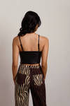 Overrun Crop Top - Black