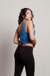 Mahal Crop Top - Blue