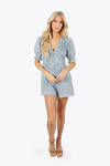 Zainab Floral Romper - Blue Paisley
