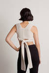 Meeko Crop Top - Bone
