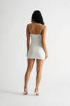 Madelynn Eyelet Bodycon Mini Dress - Ivory