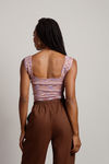 Space Tank Top - Lavender Multi
