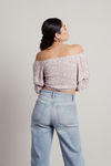 Rocco Crop Top - Lilac