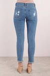Rip To Shreds Distressed Jeans - Medium Wash