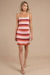 MINKPINK Shades of Rose Knit Mini Skirt - Multi