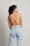 Ira Crop Top - Orange