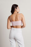 On Your Mind Crop Top - Pink