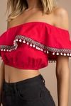 Judy Crop Top - Red