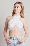 Move Together Crop Top - White
