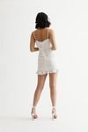 Solace Ruched Cami Mini Dress - White