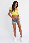 Sunshine Crop Top - Yellow