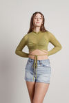 Helga Crop Top - Green