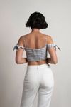 Victoria Crop Top - Grey