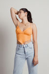Ira Crop Top - Orange